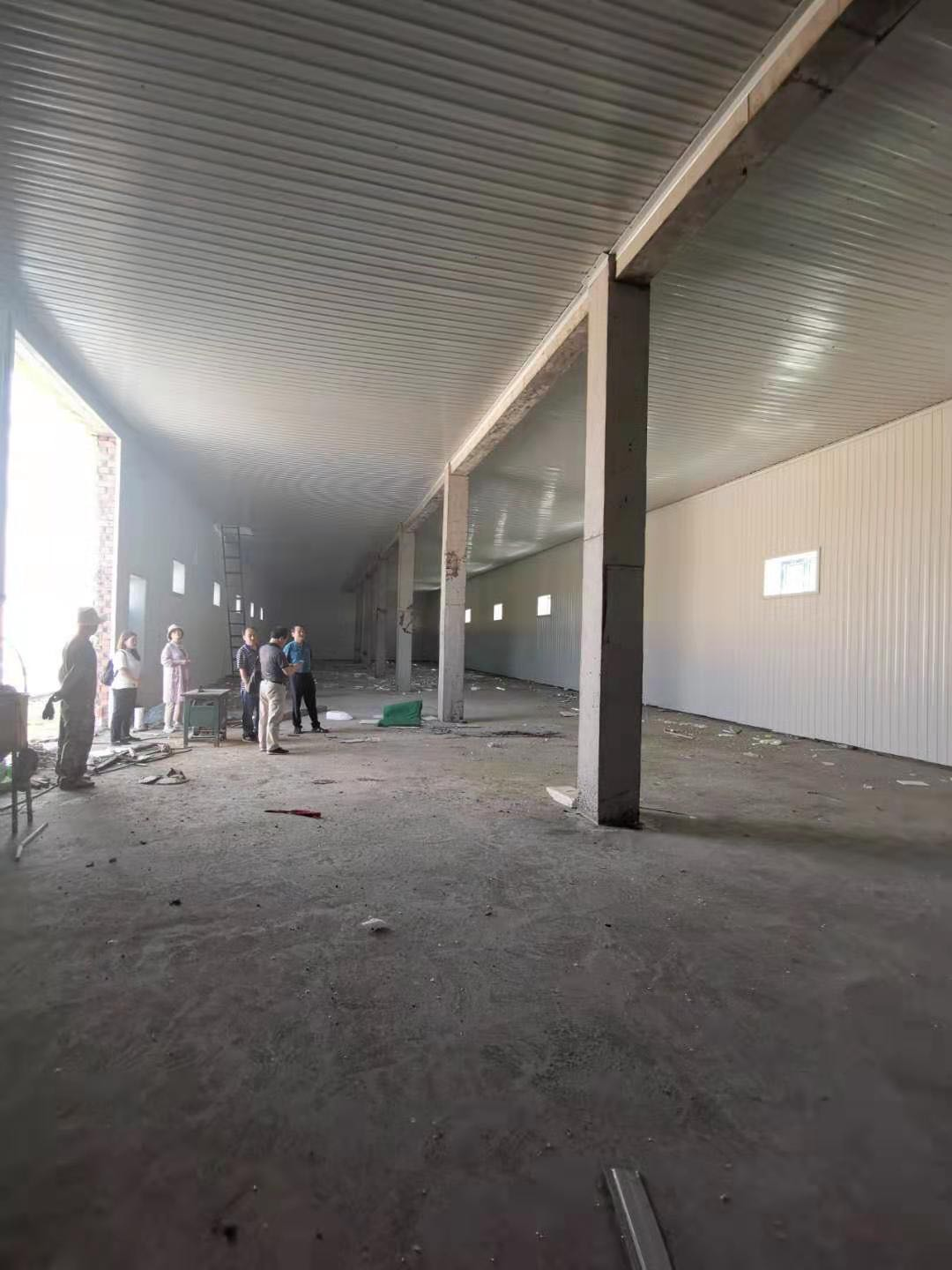 2019年7月30日韩国客户参观我司密山在建工厂。